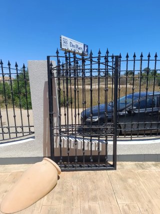Puertas de hierro para cochera