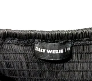 Tally Weijl Top Manica Lunga Scollo Quadrato