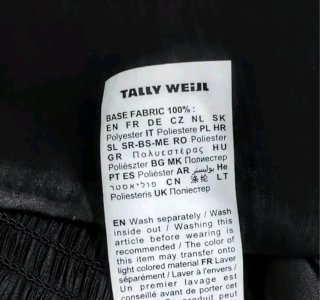 Tally Weijl Top Manica Lunga Scollo Quadrato
