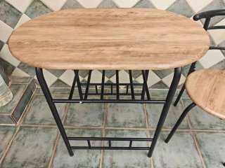 Conjunto Mesa y 2 Sillas Jardín