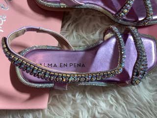 Sandalias Alma en Pena cuña pedrería