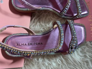 Sandalias Alma en Pena cuña pedrería