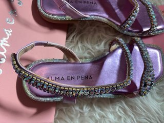 Sandalias Alma en Pena cuña pedrería
