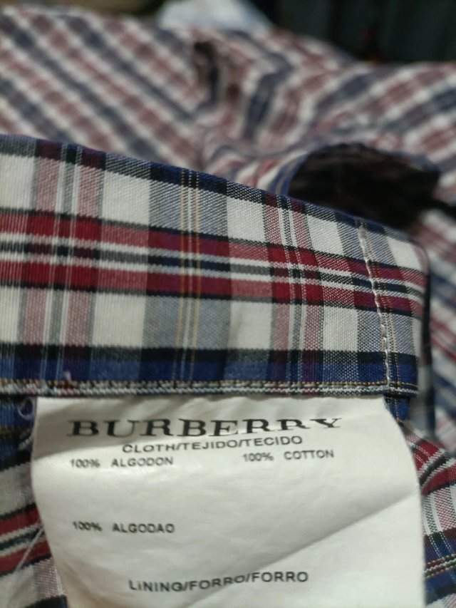 Camisa Burberry Hombre Talla XL