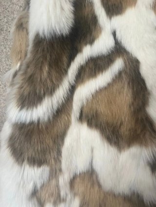 Chaleco Zara pelo sintético multicolor