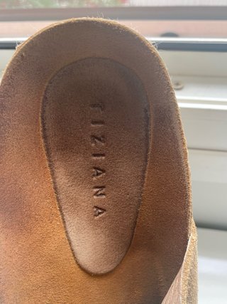 Sandalias  plataforma Tiziana ante marrón talla 41