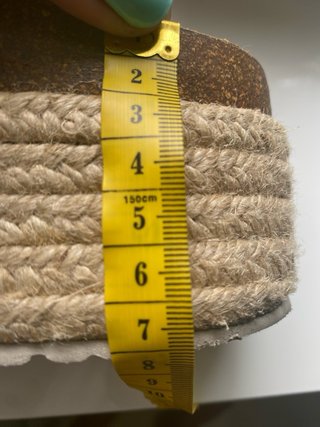 Sandalias  plataforma Tiziana ante marrón talla 41
