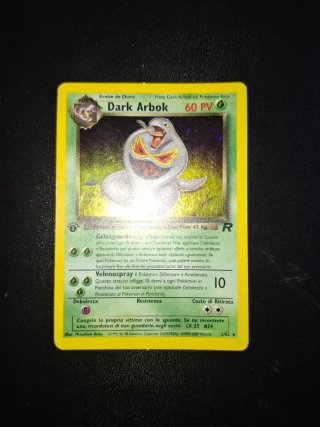 Dark Arbok 1st Edition Team Rocket Pokémon Card