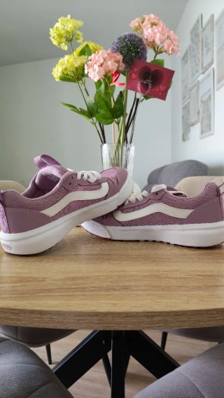 Botines Vans Morados/Lila y Blancos