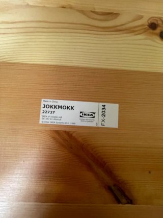 Tavolo e 4 sedie IKEA JOKKMOKK (Montato)