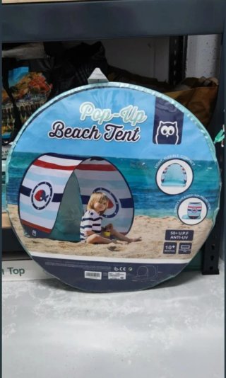 Tienda de playa Pop-Up para bebés a estrenar