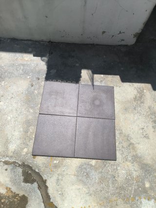 30m2 Azulejo de suelo oscuro exterior 30x30cm