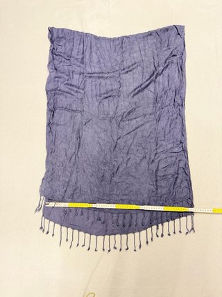 Pashmina con frange
