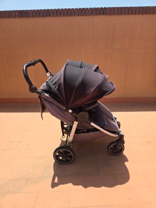 Carrito Doble Baby Monster Gris