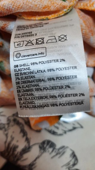 Tutina estiva floreale arancione