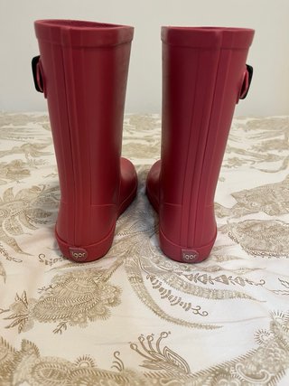 Botas de agua rosas para niños