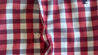Camisa Carolina Herrera cuadros T. L