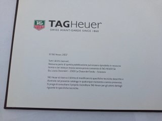 Catalogo TAG Heuer Carrera