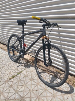 Bicicleta Btwin Gris.