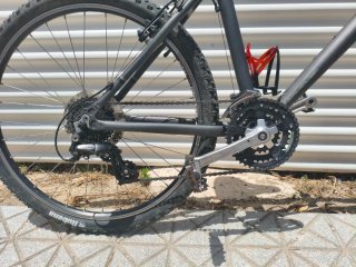 Bicicleta Btwin Gris.