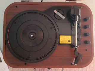 Tocadiscos Portátil con Altavoces incorporados