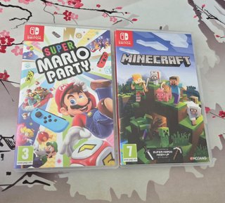 Super Mario Party y Minecraft para Nintendo Switch