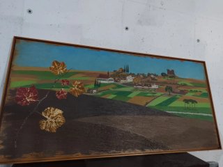 Cuandro Pintura de paisaje firmado