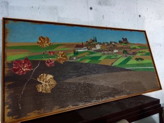 Cuandro Pintura de paisaje firmado