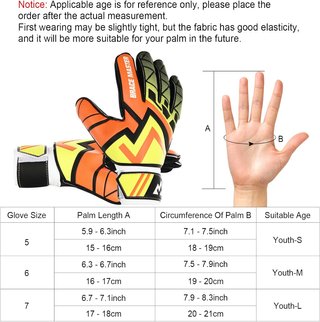Guantes de portero Brace Master niños