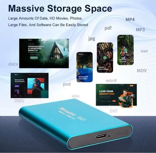 Disco Duro Externo Portátil SSD 4TB