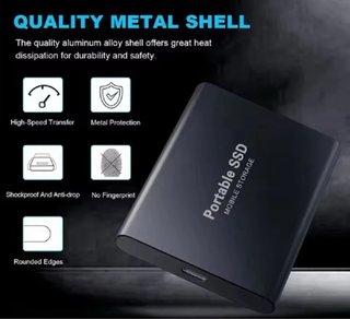 Disco Duro Externo Portátil SSD 4TB