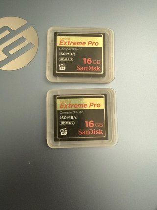 2 Tarjetas SanDisk Extreme Pro 16GB CF