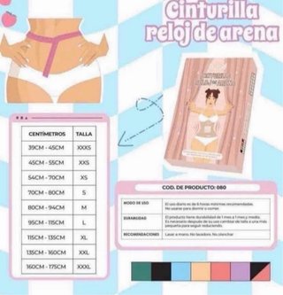 Faja Moldeadora Moda King Reloj Arena Tallas S M L