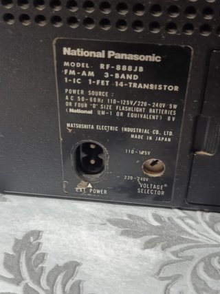Radio Vintage National Panasonic GX 300