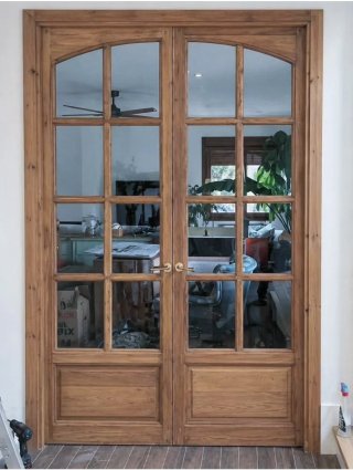 Puerta doble madera recuperada