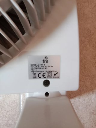 Ventilador marca FM mod: BF-3