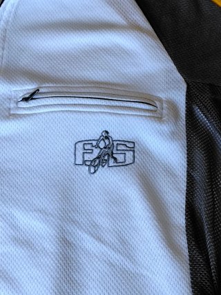 Maillot Ciclismo Mujer Blanco/Gris/Amarillo
