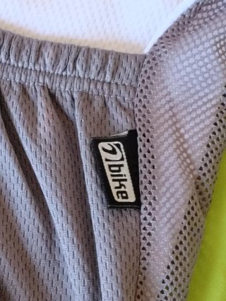 Maillot Ciclismo Mujer Blanco/Gris/Amarillo