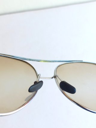 Occhiali da sole vintage argento