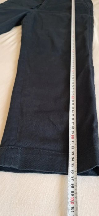 Calças Zara azul escuro slim fit