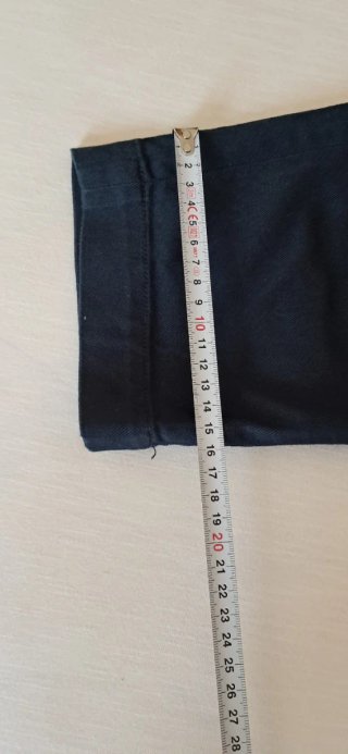 Calças Zara azul escuro slim fit