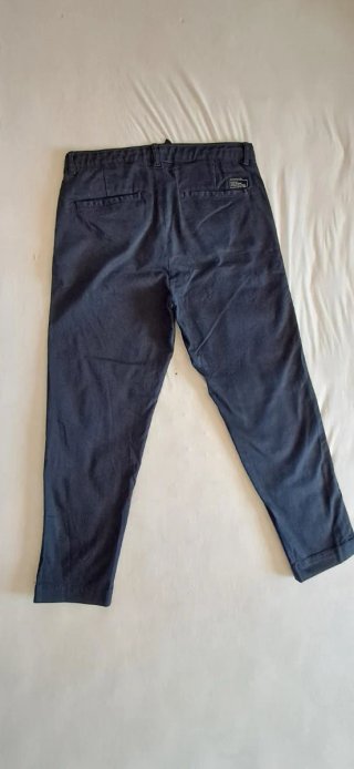Calças Zara azul escuro slim fit