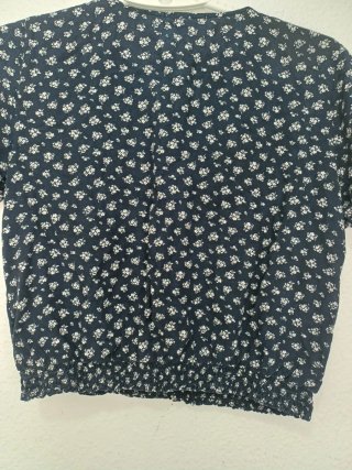 Top juvenil floral azul Here+There talla 158