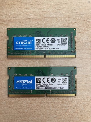 Memoria RAM 2x8GB DDR4 2400MHz SODIMM