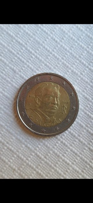 Moneda 2 euros Italia 2012