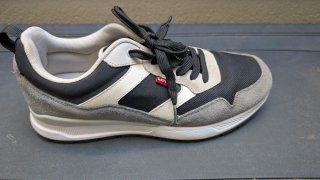 Zapatillas Levi's Negras y Grises