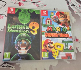 Luigi's Mansion 3 y Mario vs Donkey Kong Switch