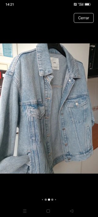 Cazadora vaquera oversize