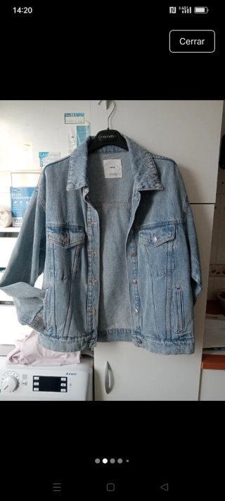 Cazadora vaquera oversize