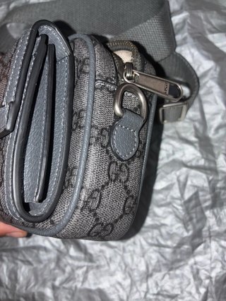 Bandolera Gucci Negra y Gris